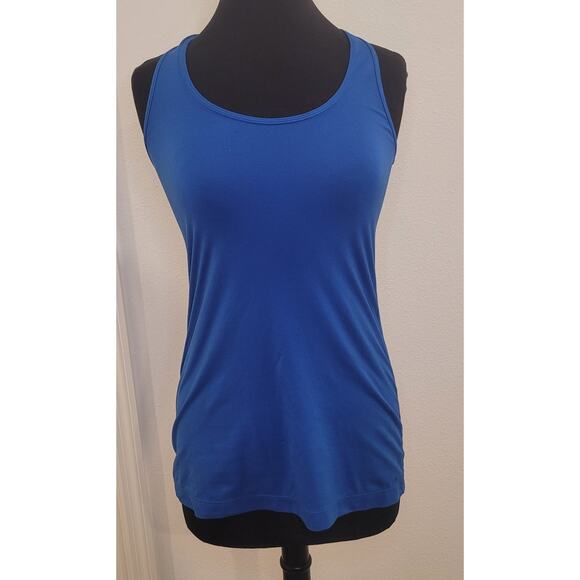 Xersion Blue Racerback Performance Tank Top Women’s Large Activewear EUC - Picture 1 of 5